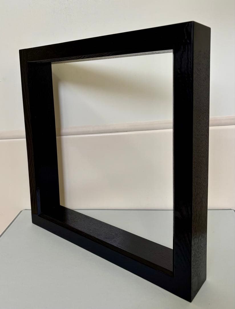 炉縁　柿合塗り　黒　漆塗り　茶道具　未使用品　掻き合せ