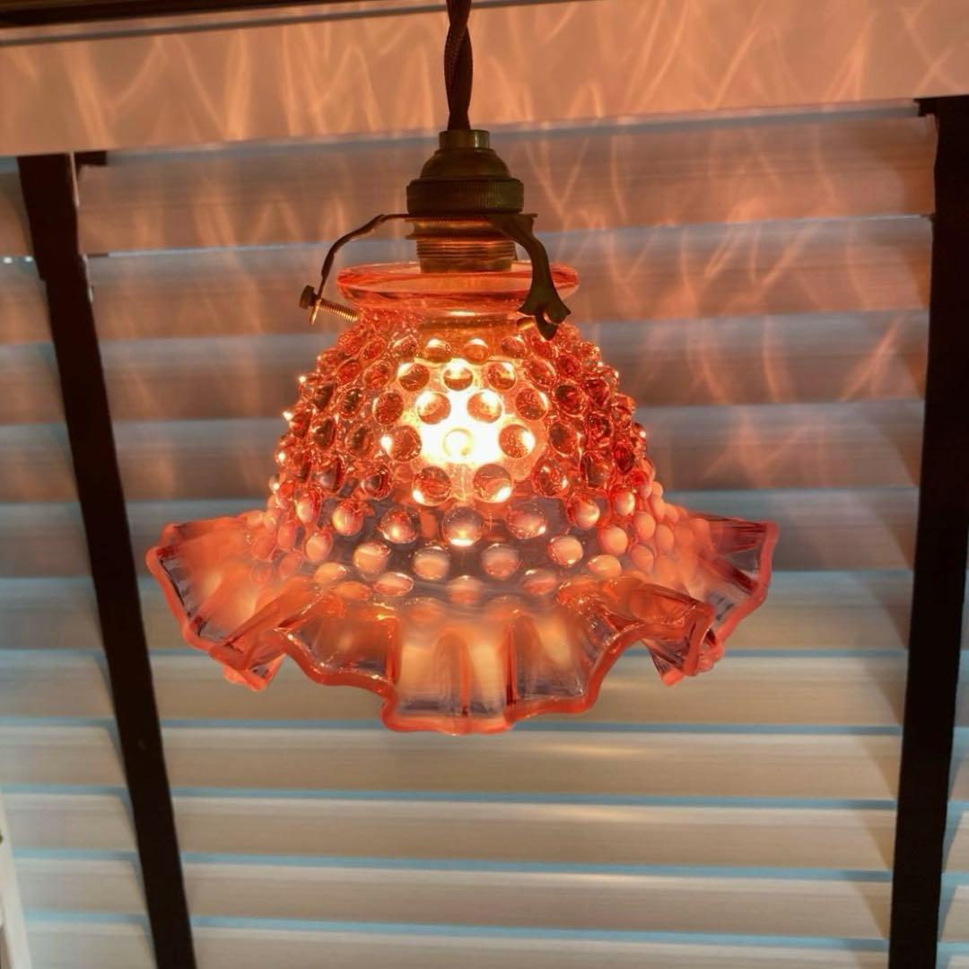 （ご予約）　フェントン　1940年　ランプシェード　オパールセント