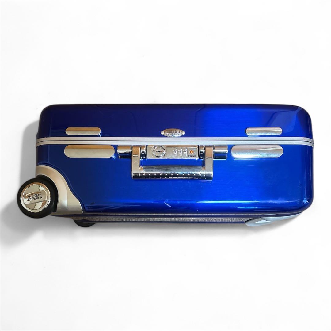 ゼロハリバートン キャリーケース　二輪　青