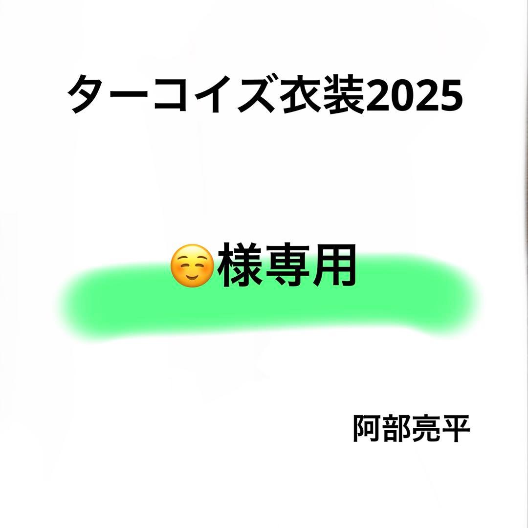 ☺️　Bigぬい ターコイズ衣装　阿部亮平