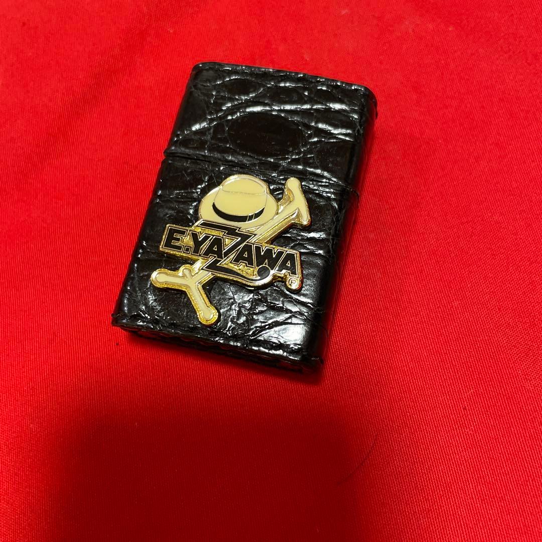 zippo 革巻きジッポー　ザ•マックショウ　暴走族　クリームソーダ　矢沢永吉