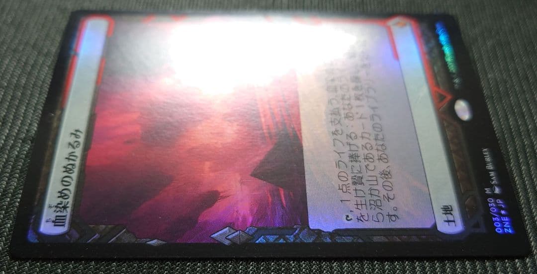 mtg 血染めのぬかるみ 拡張 FOIL 日本語版  zne edh