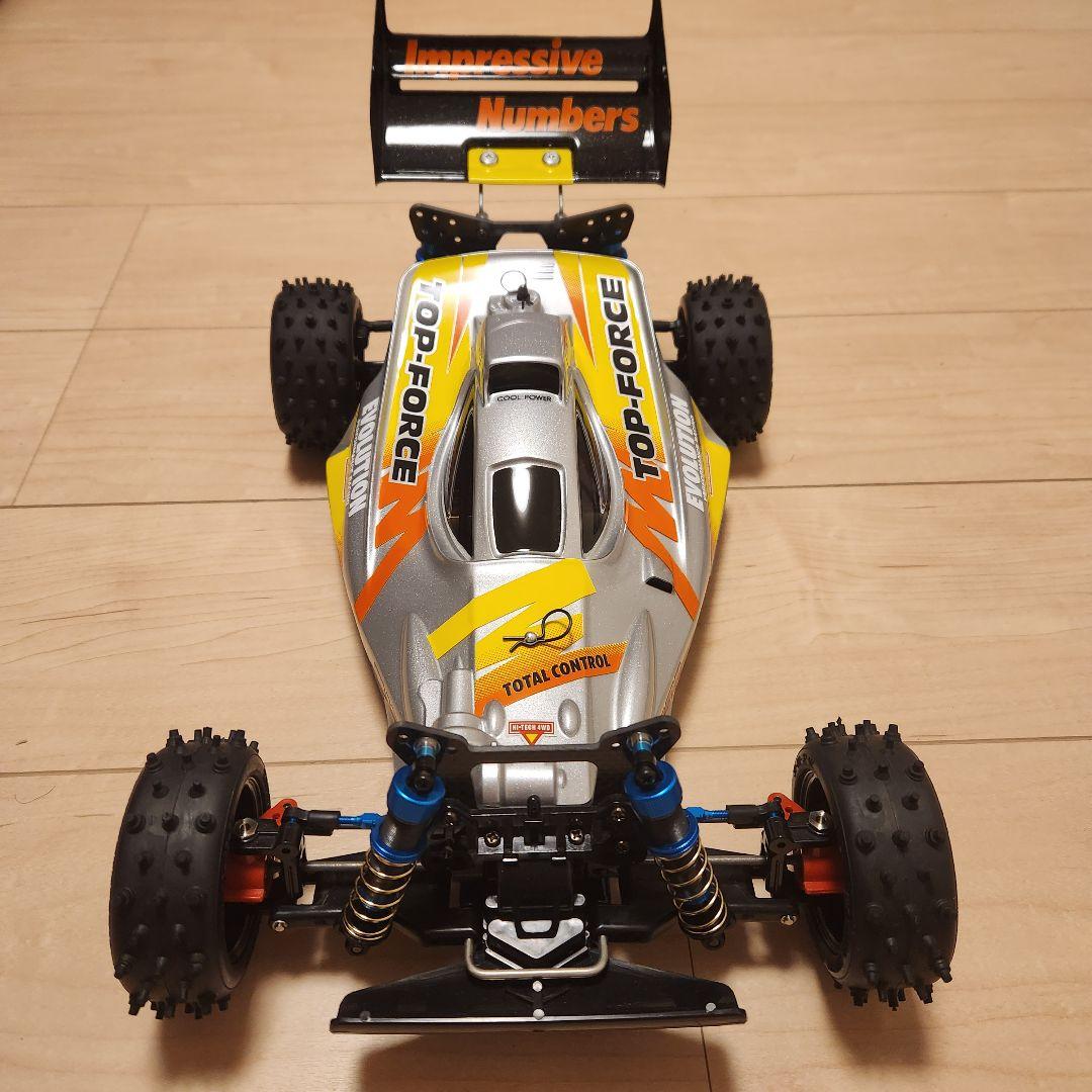 【美品】タミヤ トップフォース カスタム EVO仕様 ラメフレーク塗装