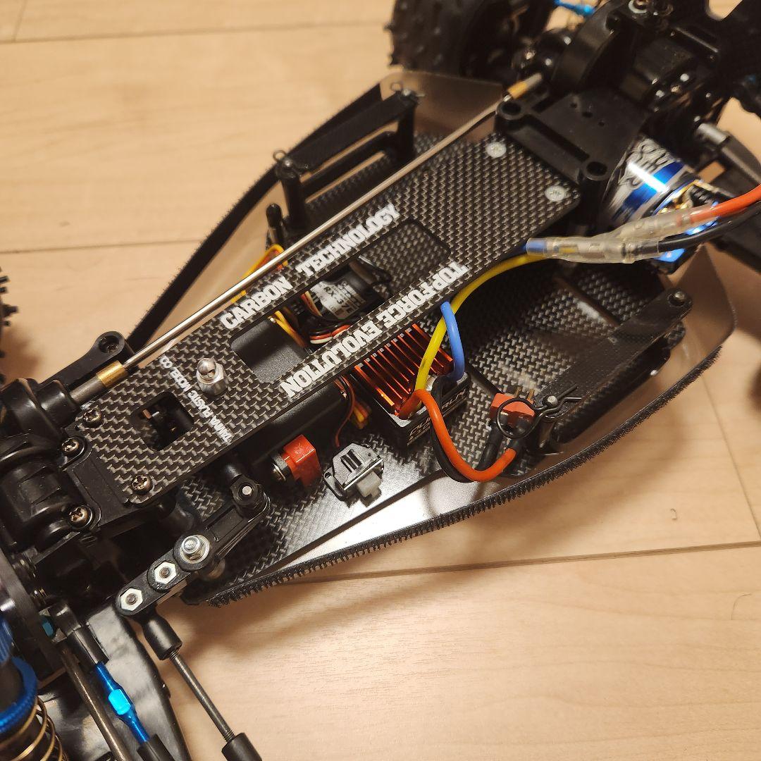 【美品】タミヤ トップフォース カスタム EVO仕様 ラメフレーク塗装