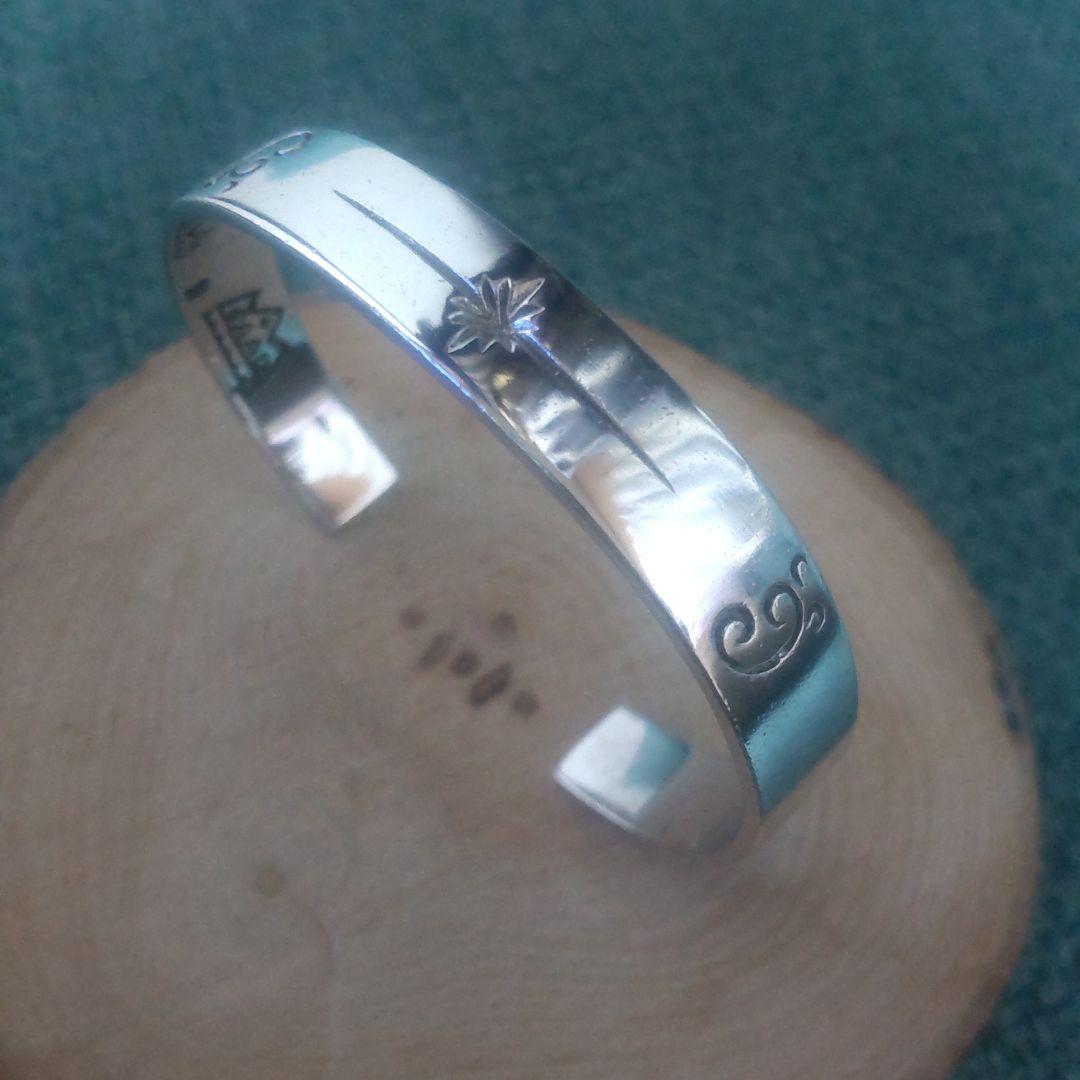 SAAD・OLDメディスンホイール サンシンボル カスタム925バングル・超希少