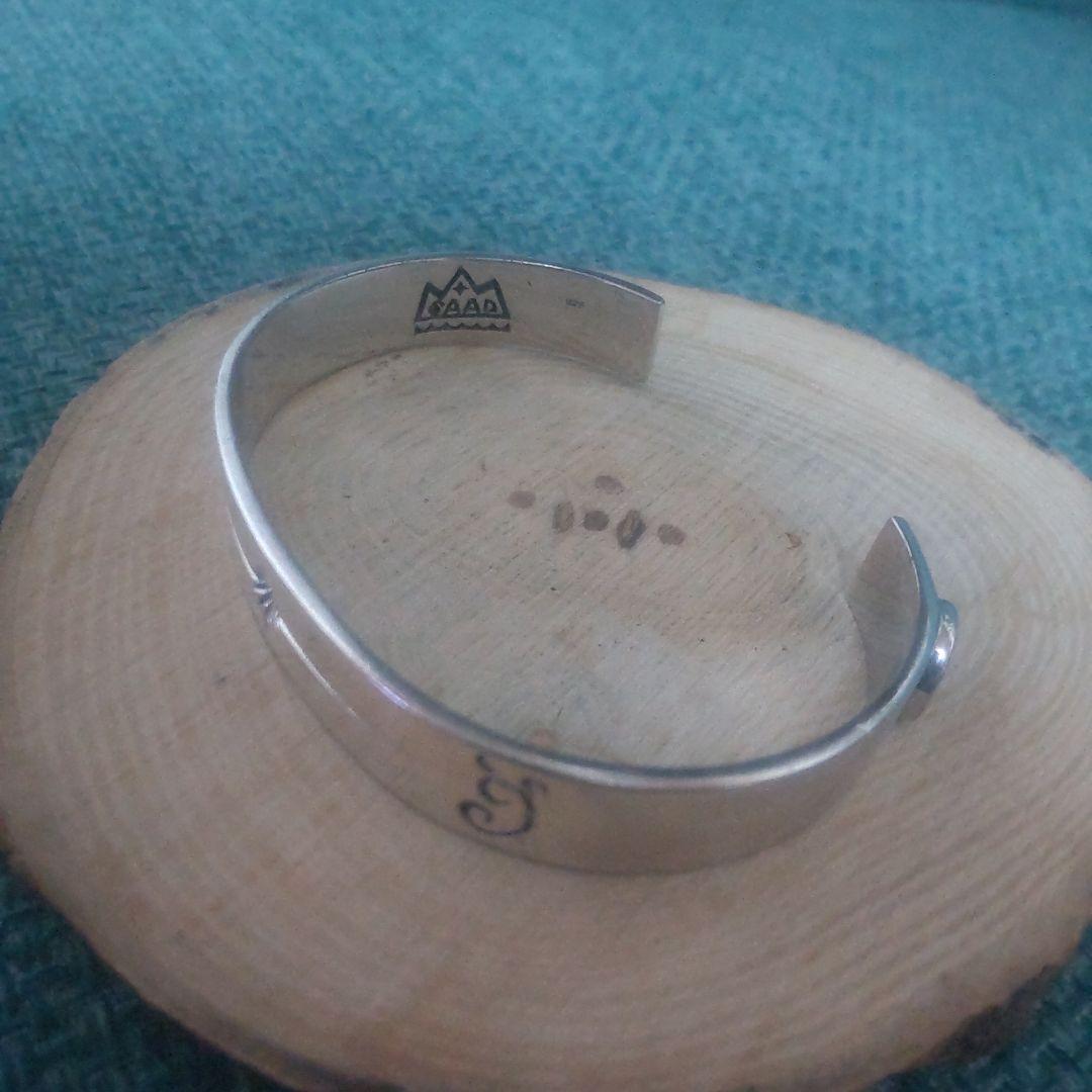 SAAD・OLDメディスンホイール サンシンボル カスタム925バングル・超希少