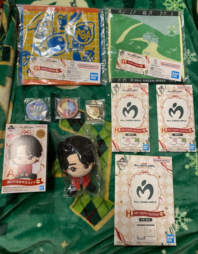 Mrs. GREEN APPLE ぬいぐるみマスコットA賞 大森元貴　等まとめ売