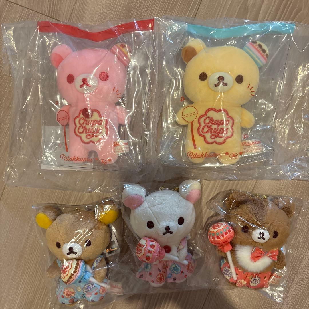 お顔厳選リラックマ　チュッパチャプス　セット