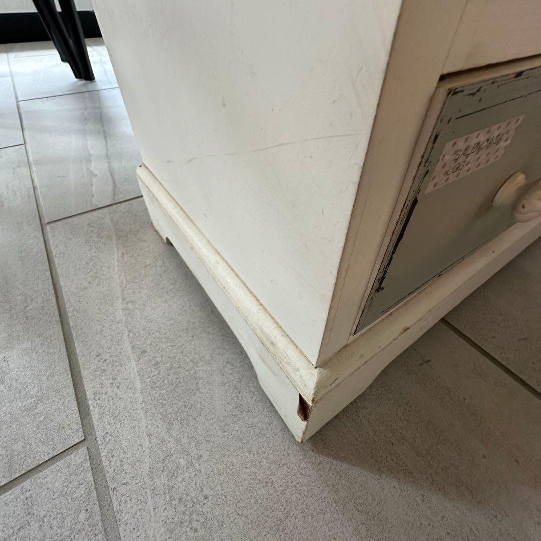 【引き取りお値引き】木製チェスト　ボックス引き出し収納　フレンチシック　シャビー