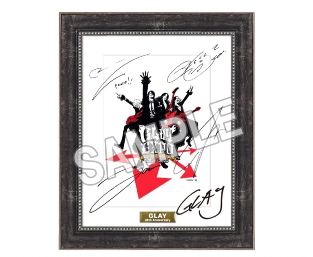 GLAY 30周年記念イラストキャラファインアート 複製原画