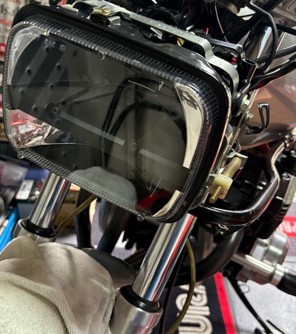 【新同】ユニコーンジャパン LEDヘッドライトユニット 角型 GSX1100S