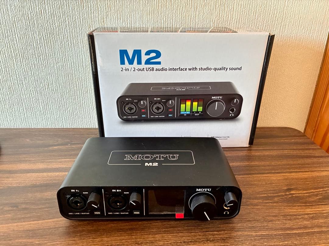 【済】MOTU M2 2-in/2-out USBオーディオインターフェイス