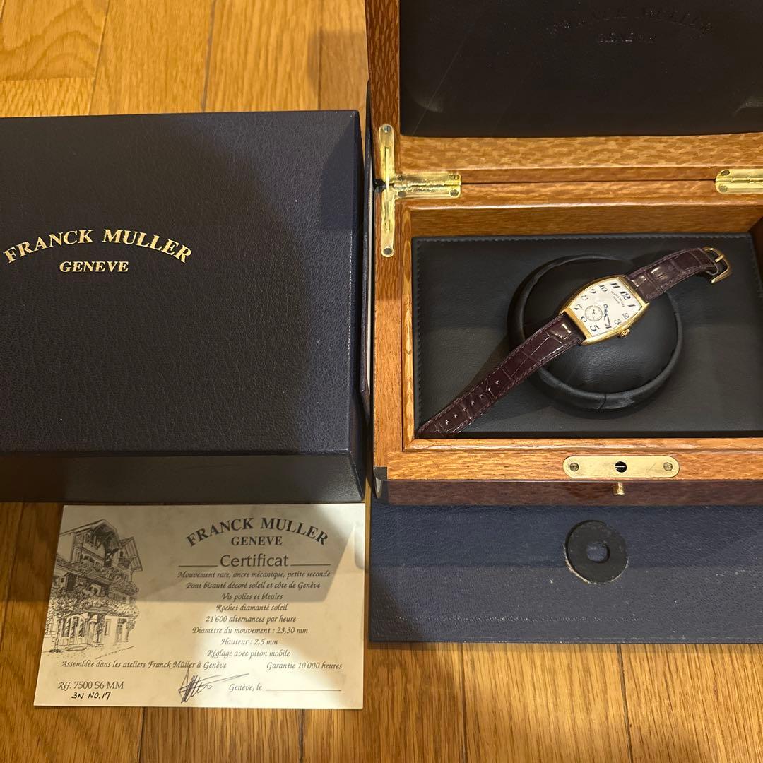 FRANCK MULLER トノウカーベックス　手巻き時計 ゴールド