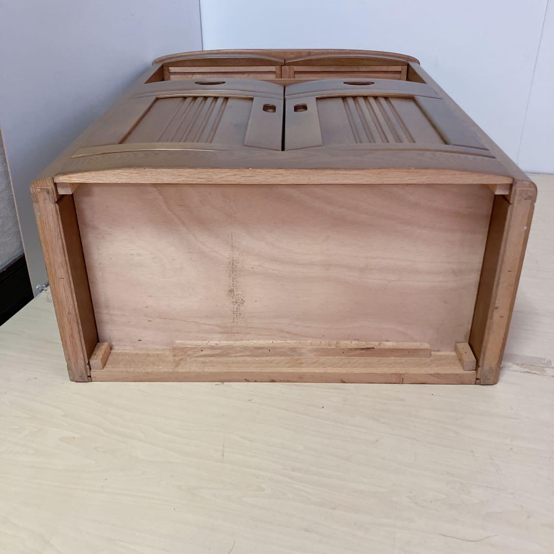 天然木　キャビネット　電話台 FAX台　コンソール　サイドチェスト　レンジ台