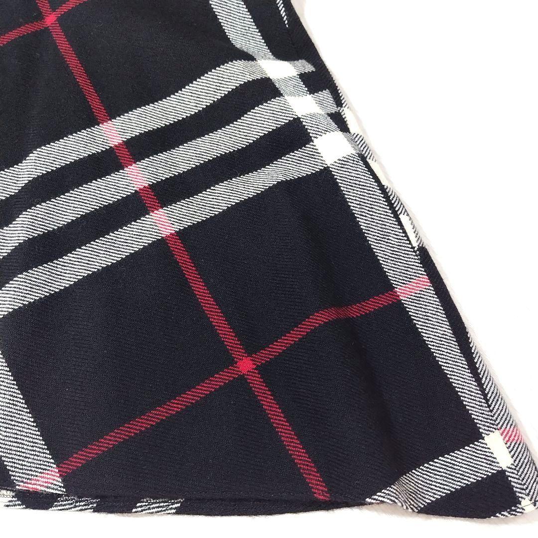 大きいサイズ　バーバリーロンドン　ひざ丈スカート　ノバチェック　メガチェック