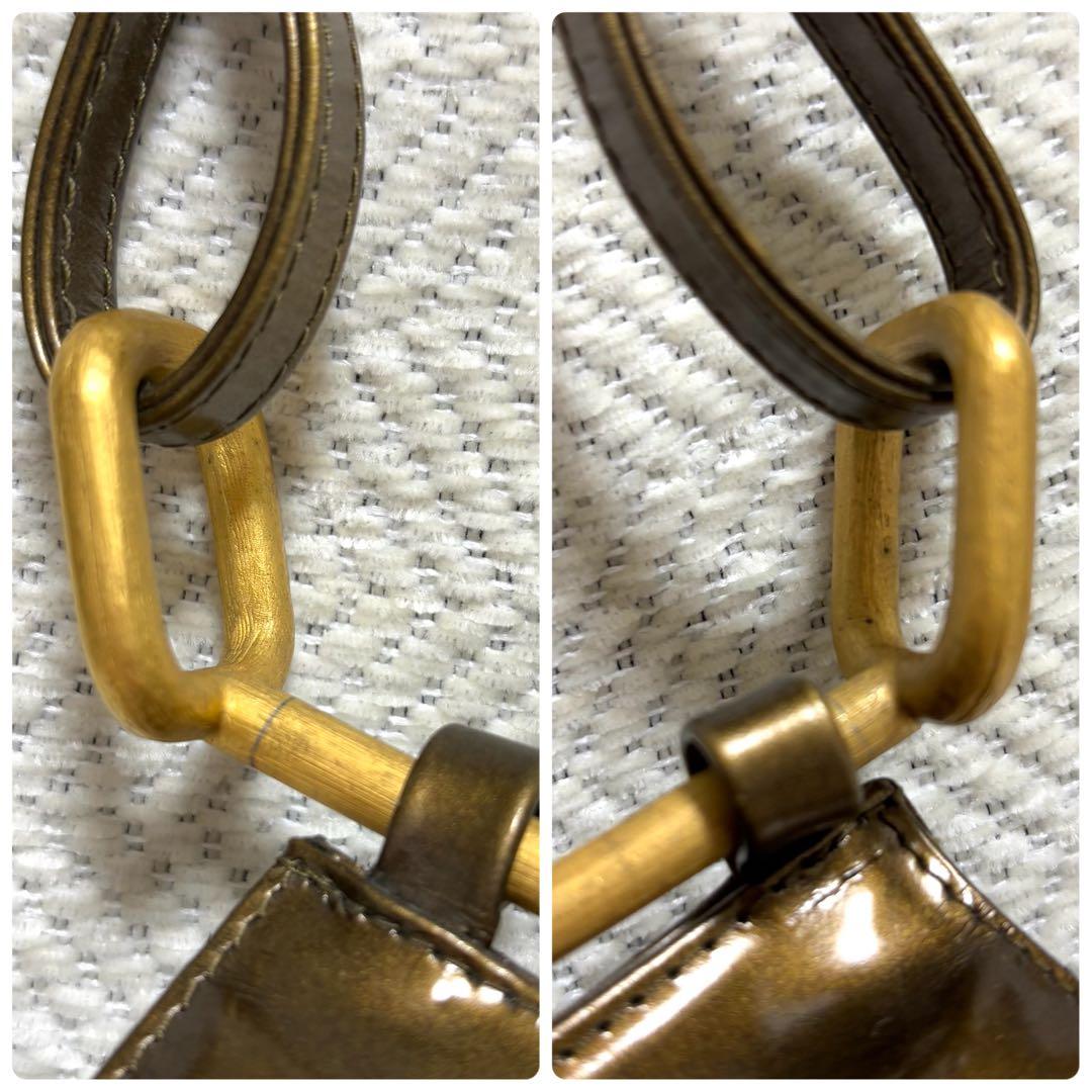 バッグ 90s Chirstian Lacroix Patent leather bag