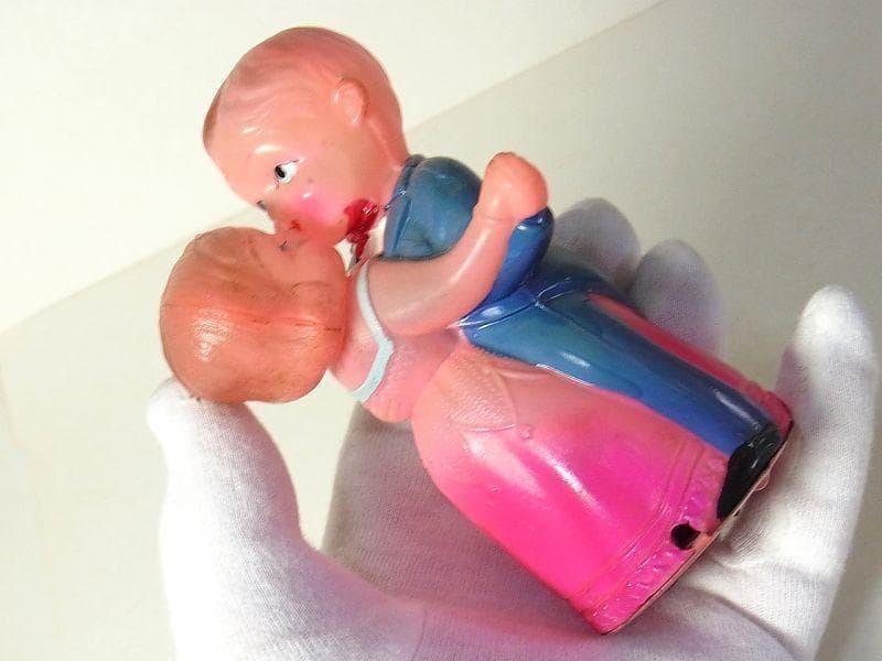 ダンシング カップル セルロイド おもちゃ 占領下日本製 ゼンマイ 戦後の昭和