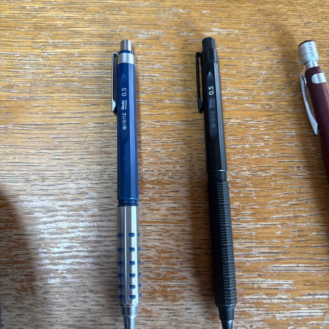 ネイビー ナイロン 筆箱 メッシュポケット付き