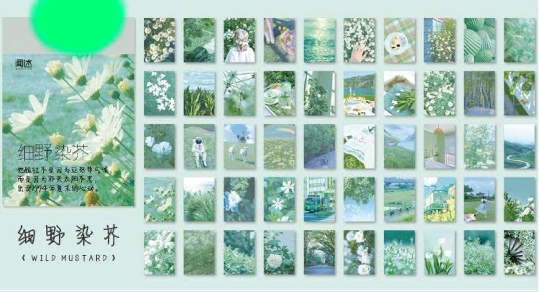 海外シール マスキングテープ素材 50枚綴り ミニシールブッ ク和紙 半透明