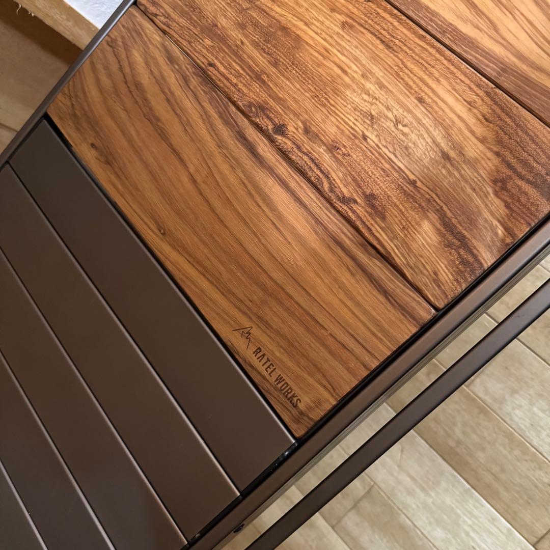 ラーテルワークス　ウッドパネルテーブル　アッシュグレー　AG