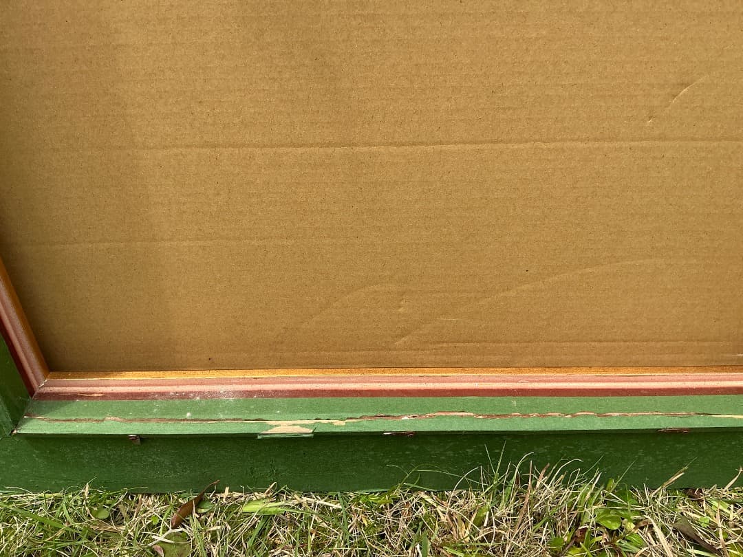 【新品訳あり】装飾的金色油彩額縁