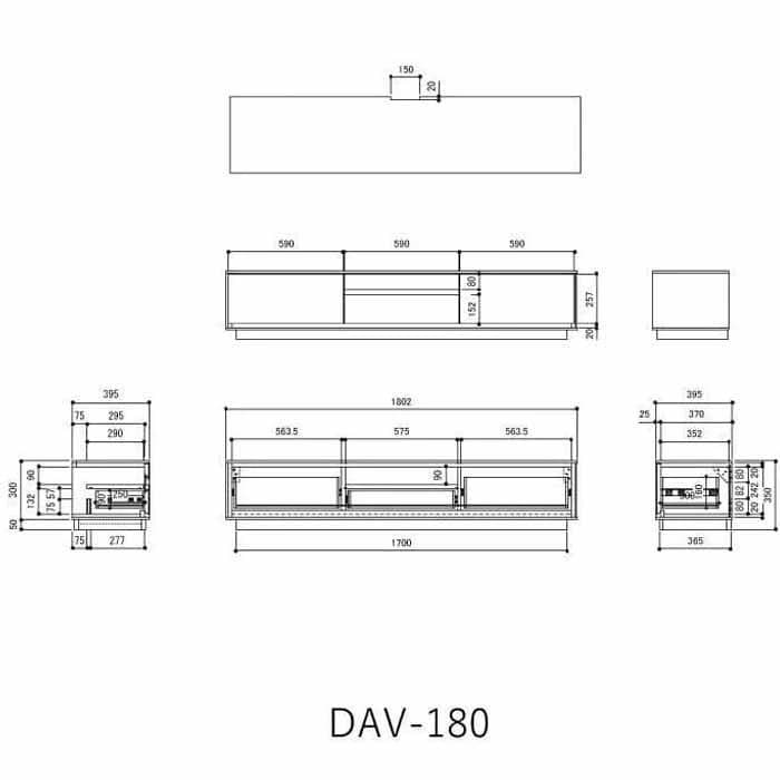 ちゃちゃまるMKマエダダヴァンティテレビボード 180 セラミックおしゃれ