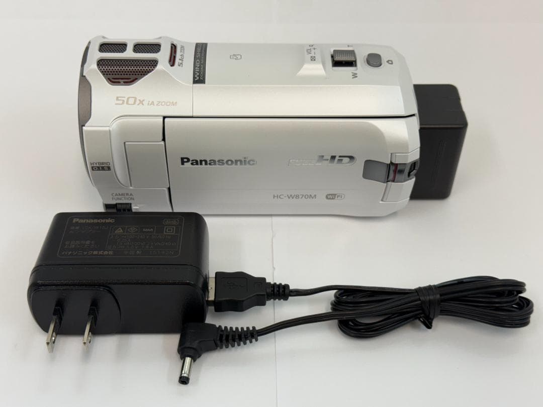 【美品】Panasonic HC-W870M Wi-Fi フルHD 動作品