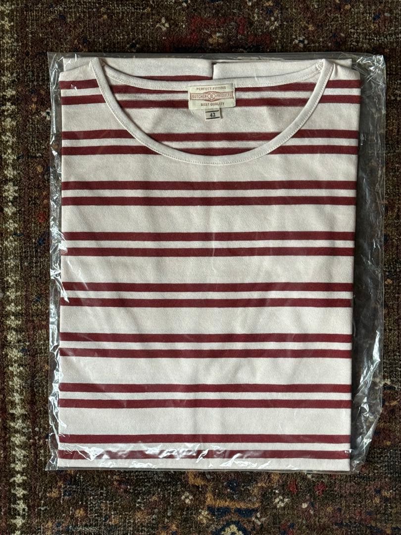 トップス At Last YOUNG BORDER TEE