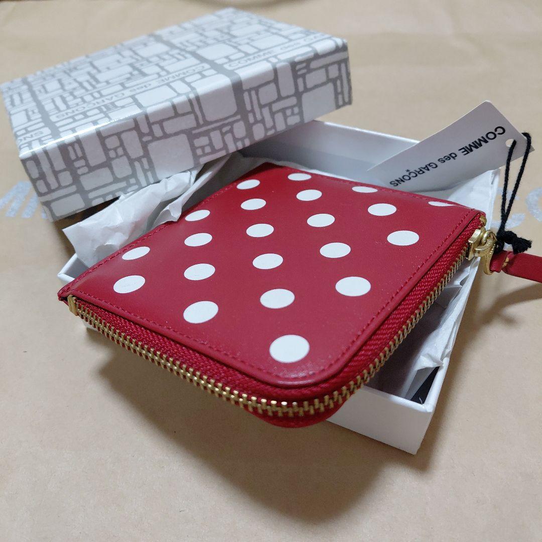 【COMME des GARÇONS】 ポルカドット ケース ウォレット