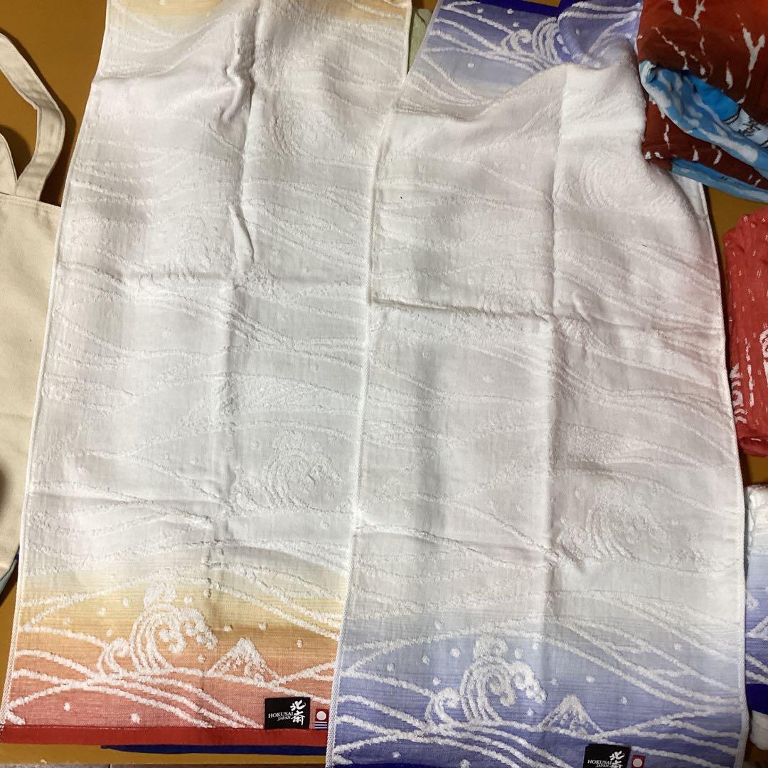 2366 北斎富士山タオルおまとめ &バッグ