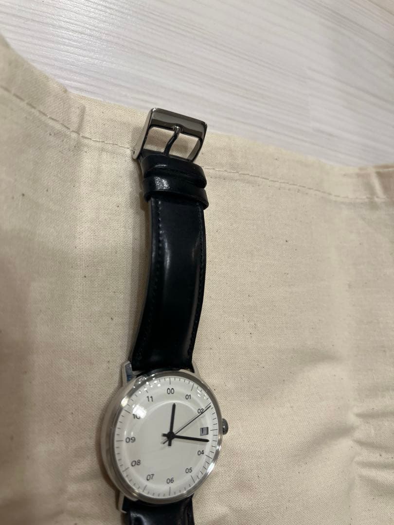 sazare SK02 ブラックコードバン ベルト　自動巻 腕時計