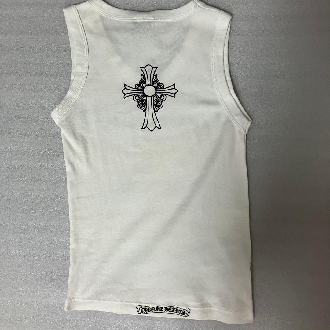 クロムハーツ タンクトップ③ レディース 正規品　ホワイト