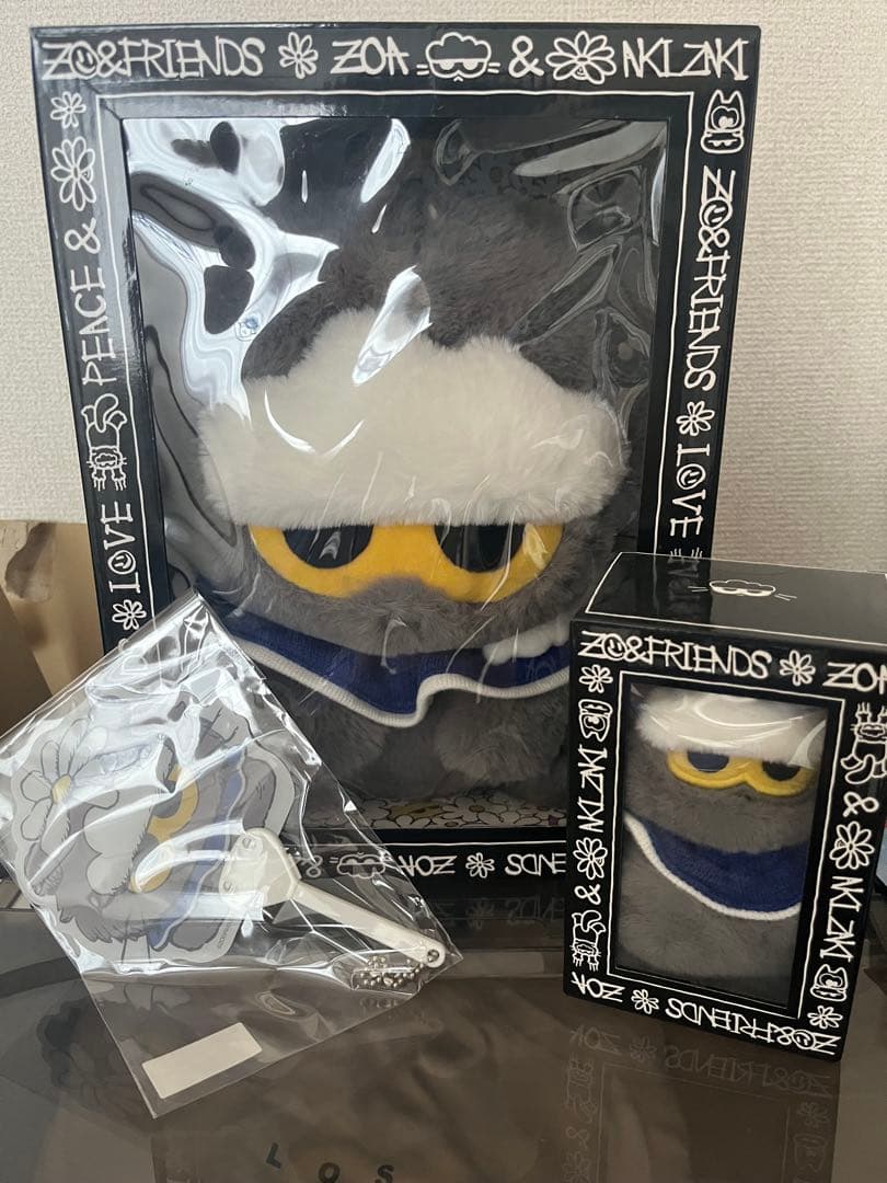 ZO&FRIENDSポップアップ ZOAぬいぐるみ 3点セット レシート付き