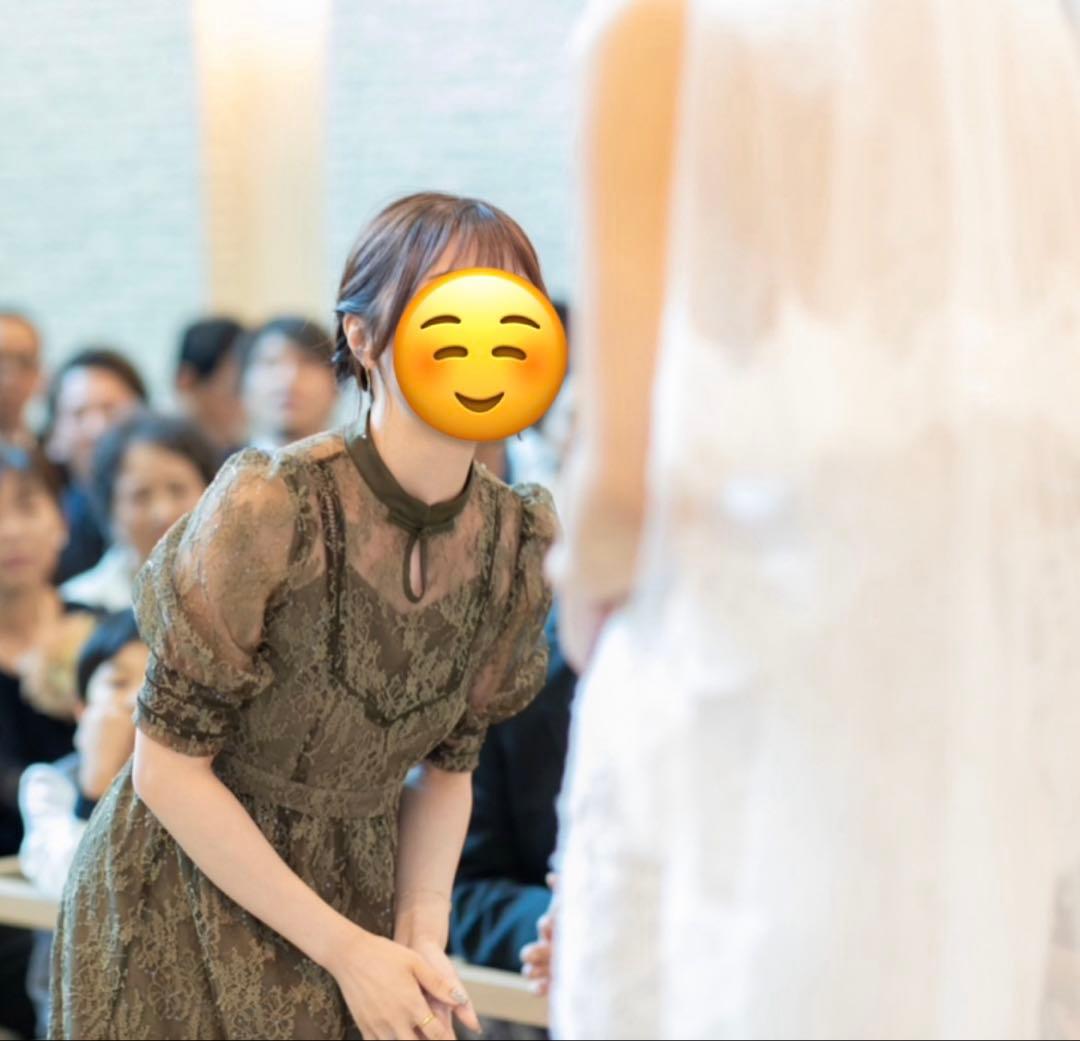 美品✨【Leia】チャイナ風ワンピース 参列ドレス パーティードレス