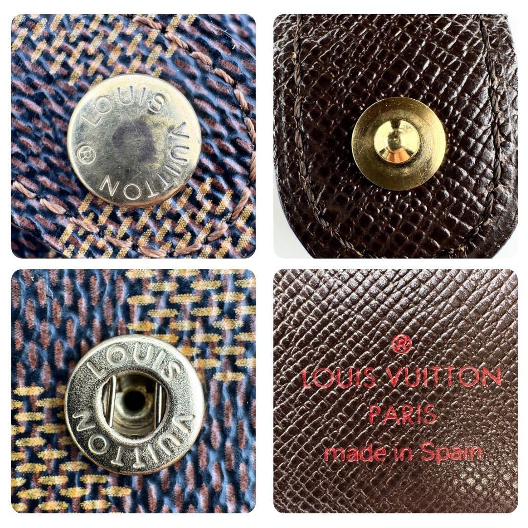 【極美品】ルイヴィトン アジェンダPM ダミエ・エベヌ 6穴式 手帳カバー