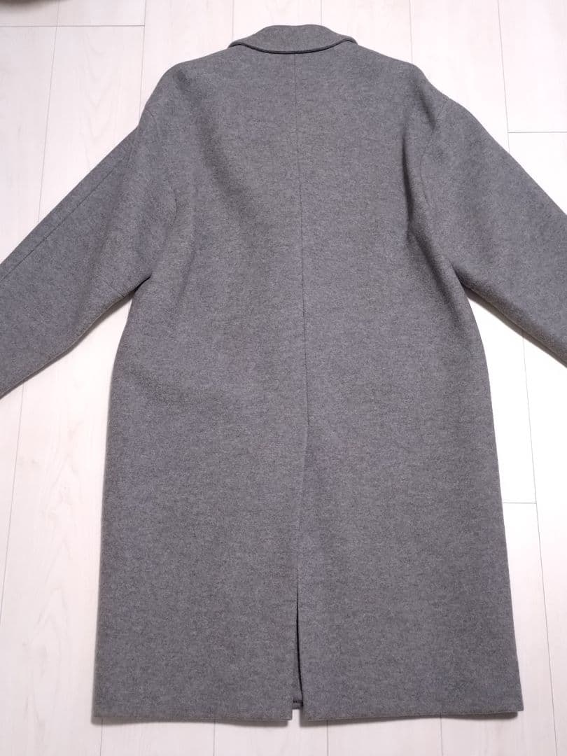 最終お値下★BEAMSビームス購入ATONエイトンチェスターコートグレー
