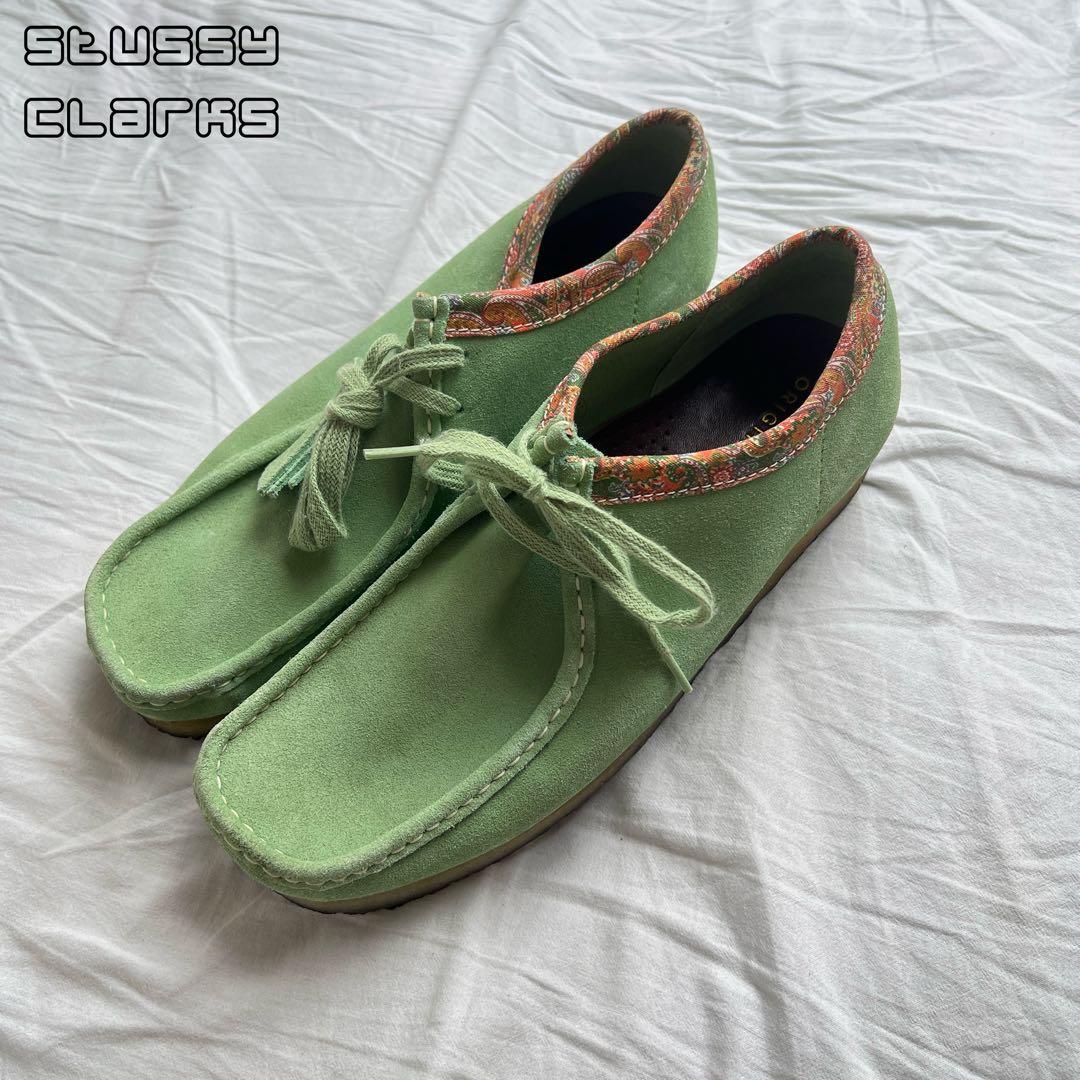 靴 Clarks Originals Wallabee Stussy