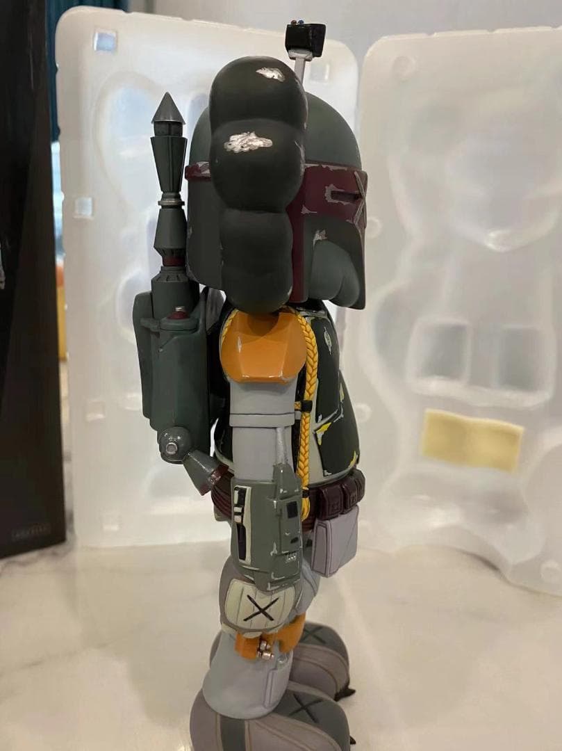 KAWS ×STARWARS×MEDICOMTOY Boba Fett カーキ