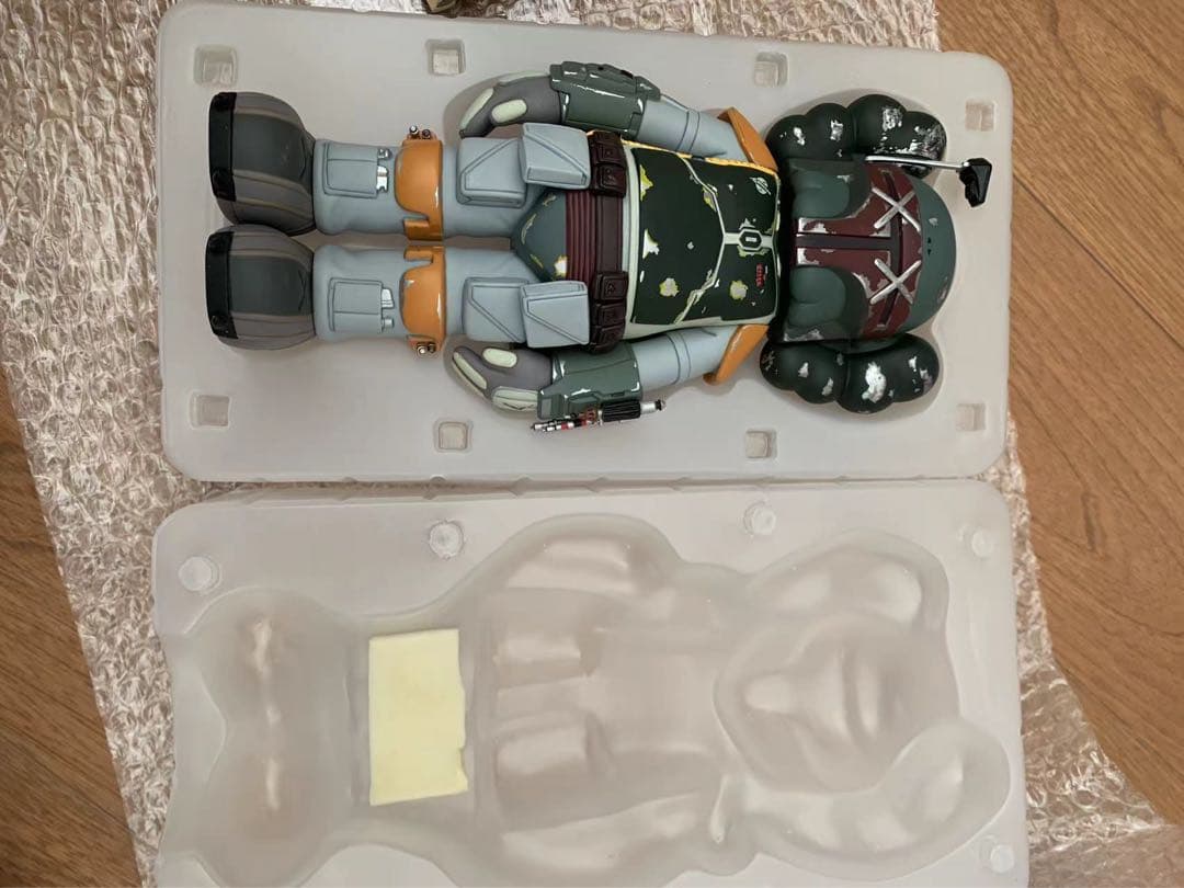 KAWS ×STARWARS×MEDICOMTOY Boba Fett カーキ