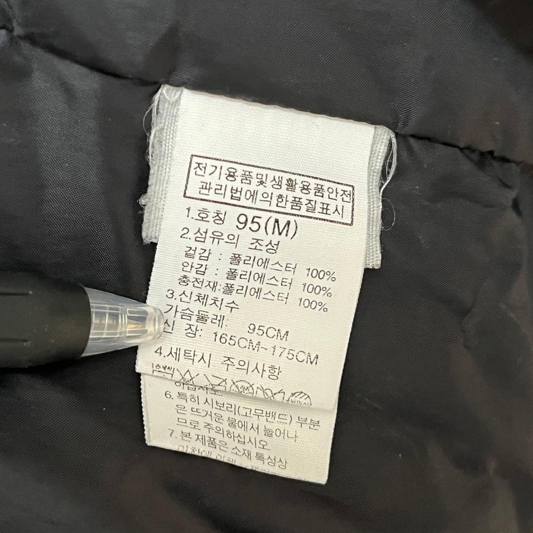 ノースフェイス】中綿ロングコート　Tball　グレー　刺繍　デカロゴ　肩ロゴ３K