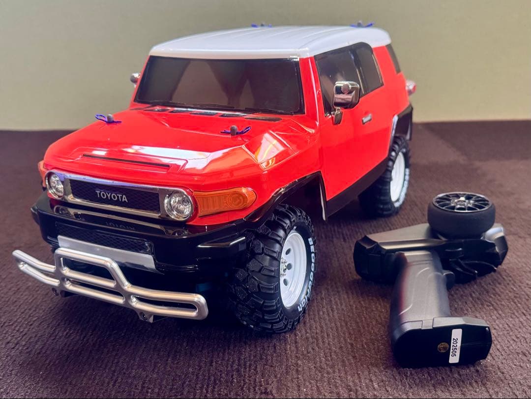 タミヤ CC-01 FJクルーザー 完成品フルセット オプションパーツ多数付