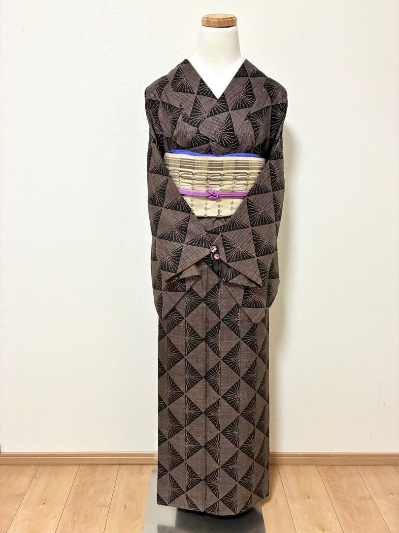 ￼名古屋帯　捩り織　八寸　正絹