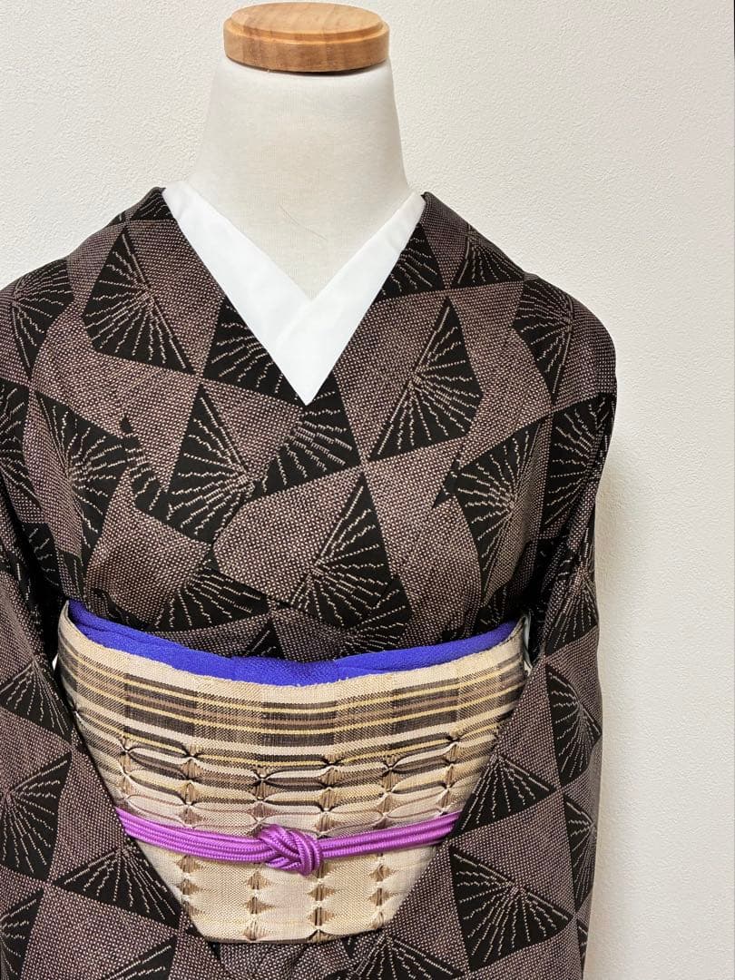 ￼名古屋帯　捩り織　八寸　正絹