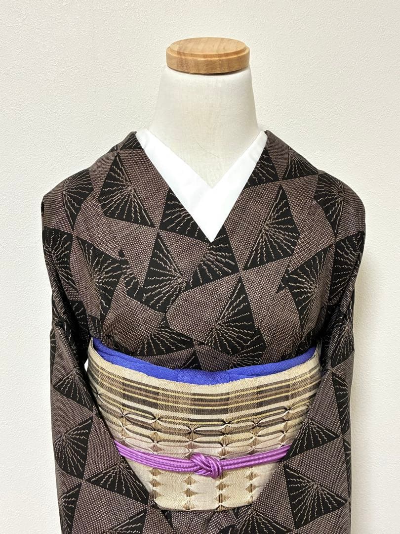 ￼名古屋帯　捩り織　八寸　正絹