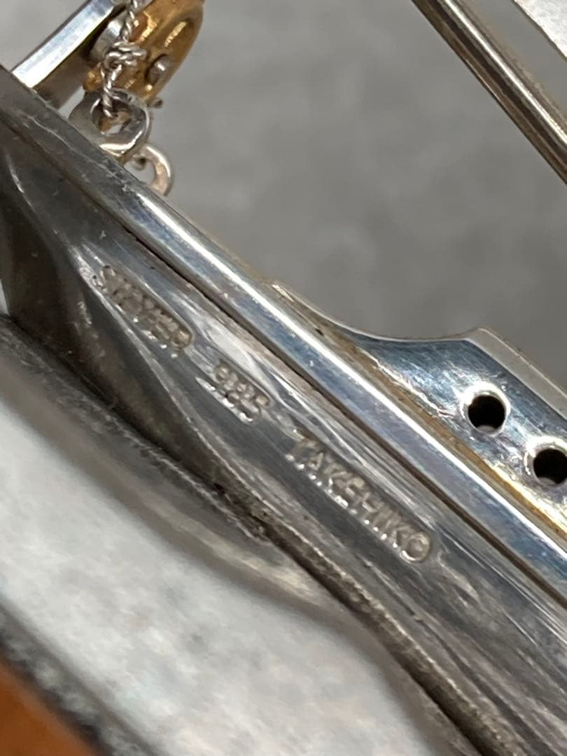 Yacht by TAKEHIKO シルバー 985刻印 武比古 ヨット 置物