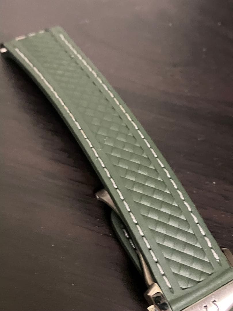 メ*5様 オメガ　アクアテラ　グリーン ラバーベルト 20mm