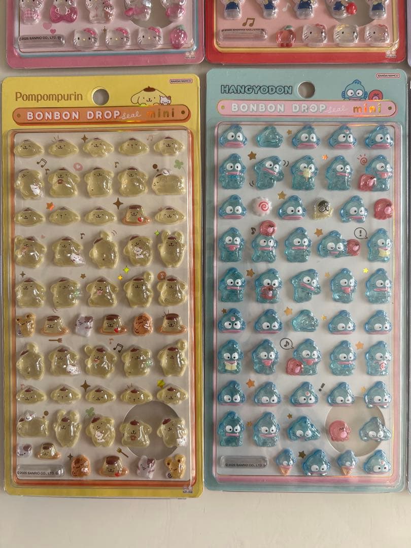 サンリオminiボンボンドロップシール8種セット