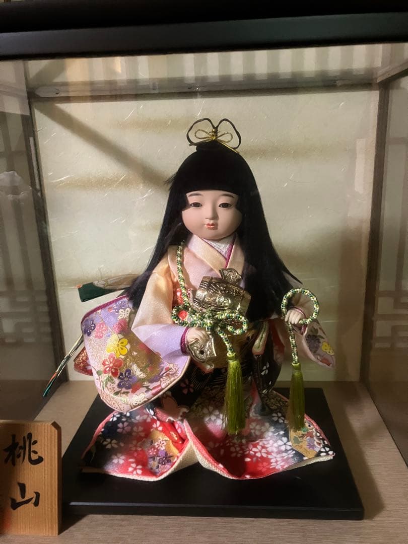 【処分特別価格】寿宝作　日本人形　ケース入り　送料無料　女の子　寿　お祝い
