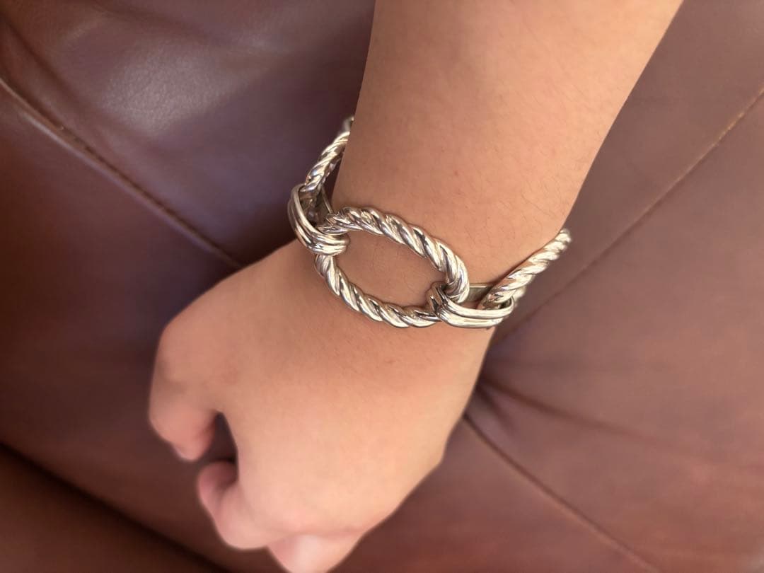Tiffany&Co. VINTAGE ツイストサークルリンクブレスレット