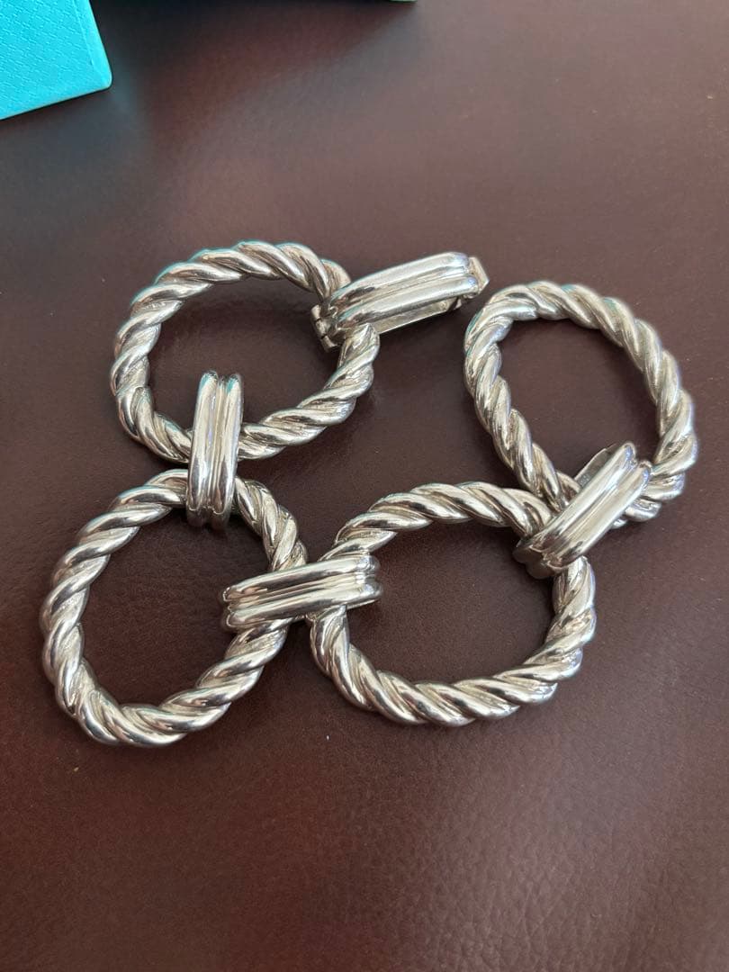 Tiffany&Co. VINTAGE ツイストサークルリンクブレスレット